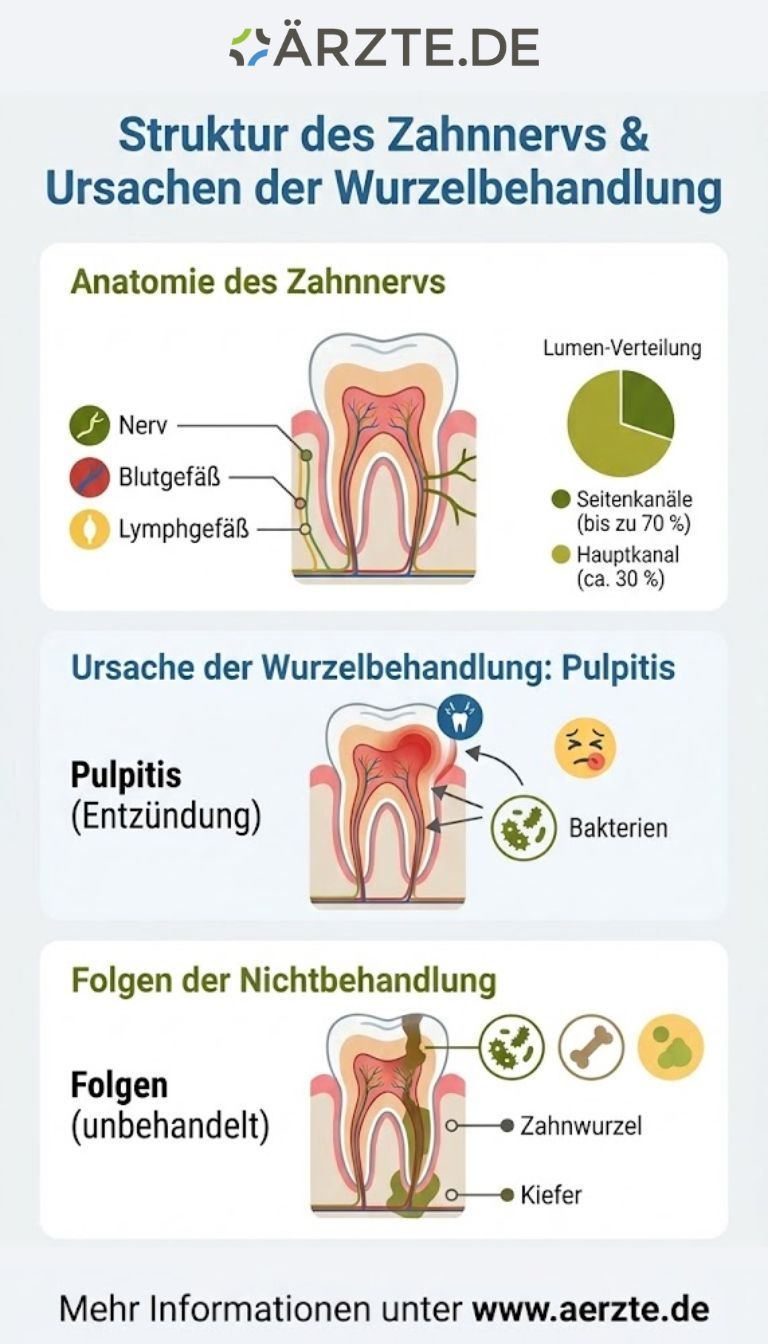 Übersicht über die Ursachen der Wurzelbehandlung 