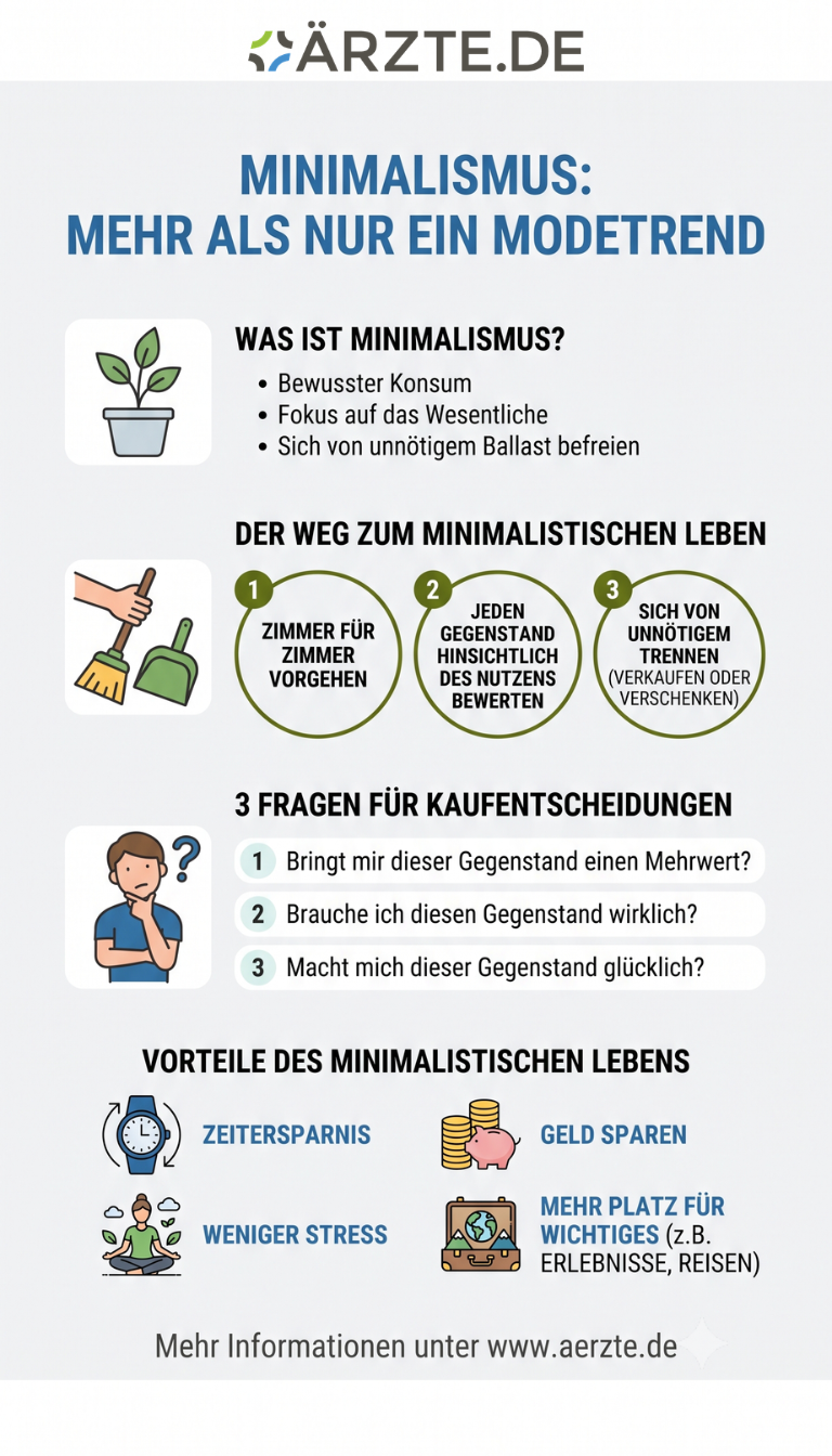 Infografik Minimalismus