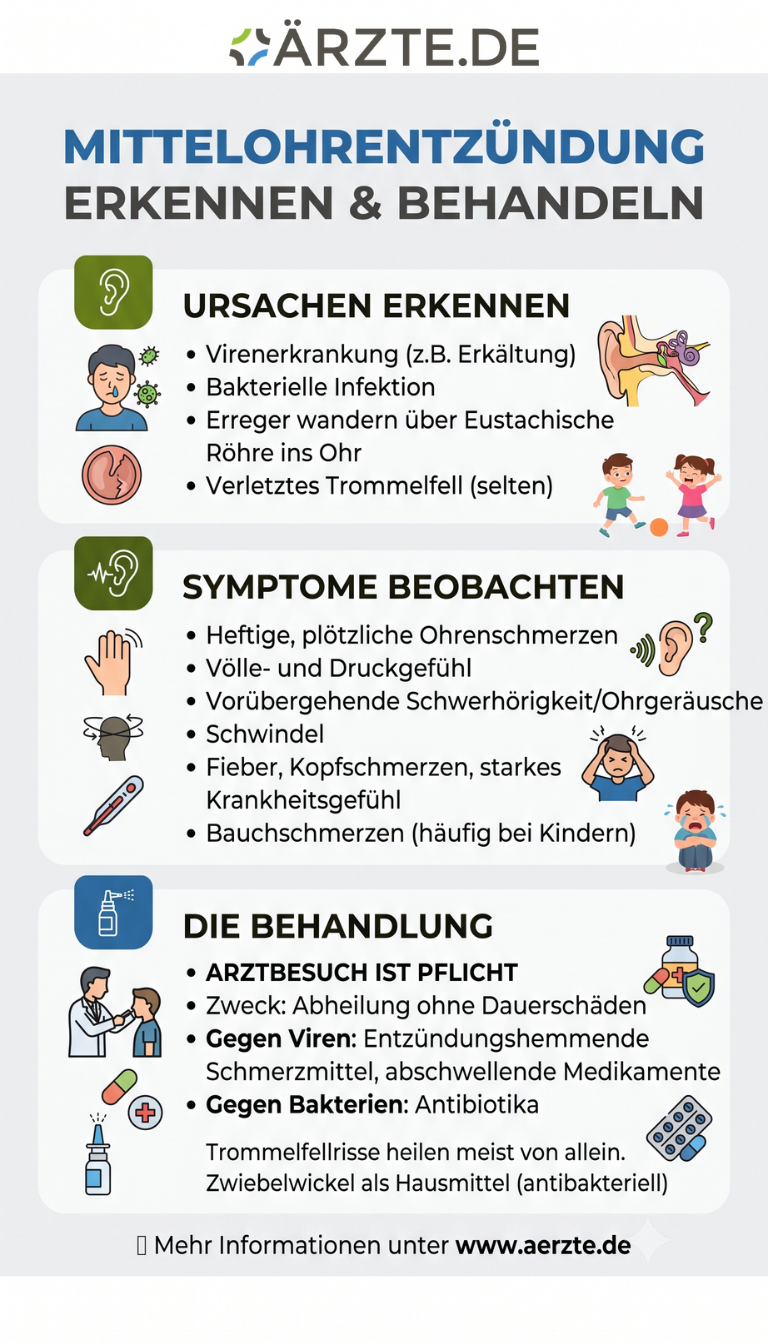 Infografik Mittelohrentzündung