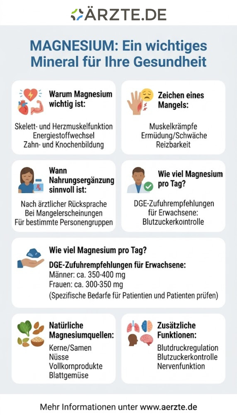 Infografik zum Thema Magnesium