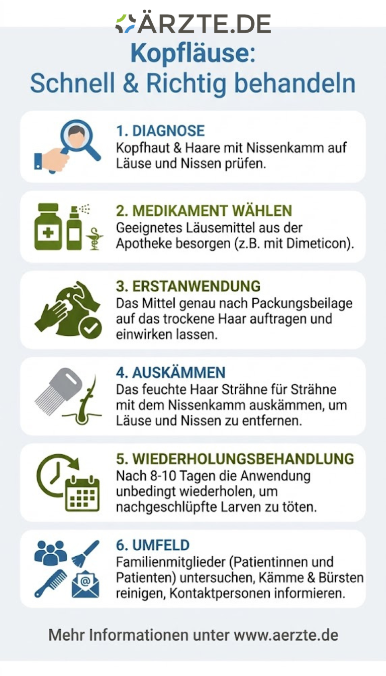 Infografik zum Thema Läuse