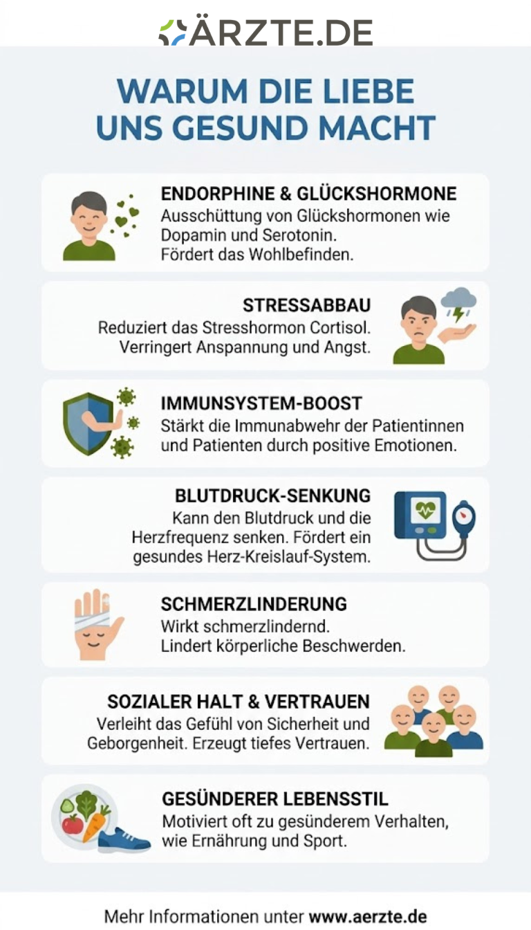 Infografik zum Thema Liebe