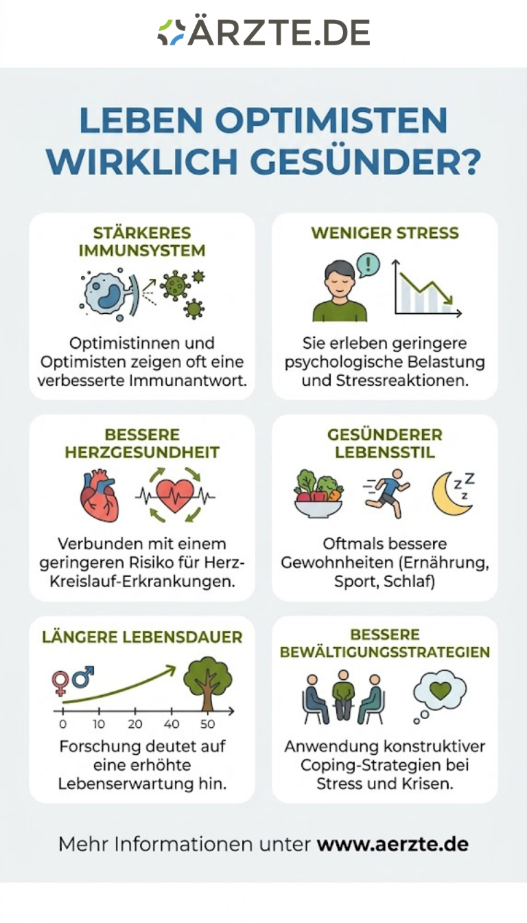 Infografik zum Thema Lebenseinstellung