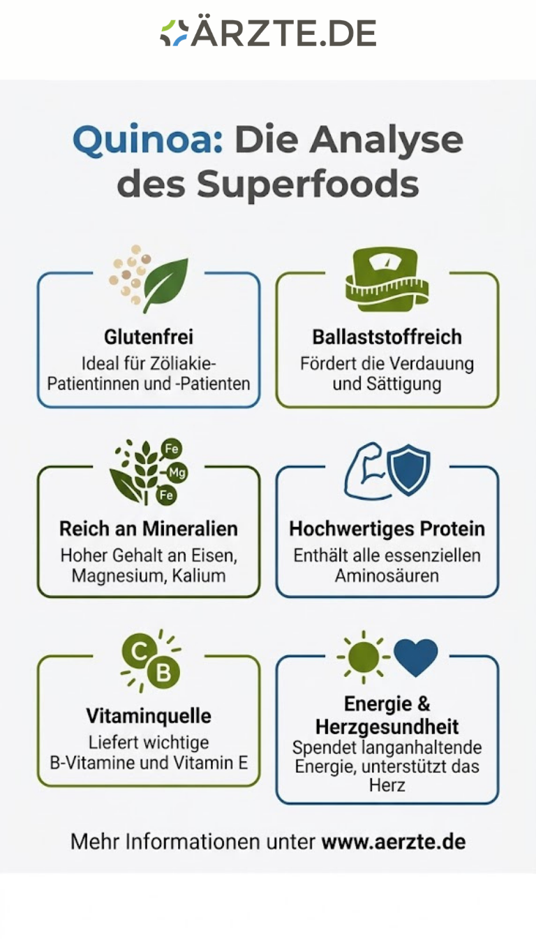 Infografik zum Thema Quinoa