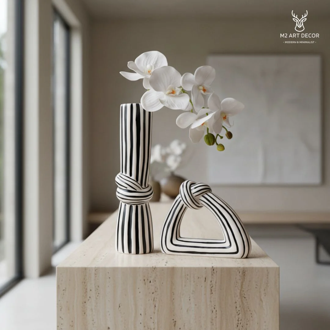 Hình ảnh phụ của sản phẩm Bộ nút thắt gắn kết kèm hoa - M2 Art Decor