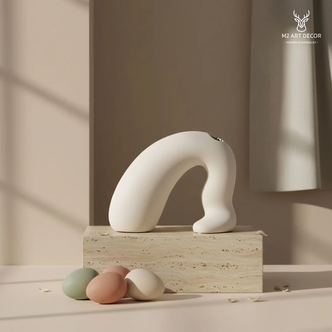 Hình ảnh phụ của sản phẩm Tượng wabisabi hình khối - M2 Art Decor