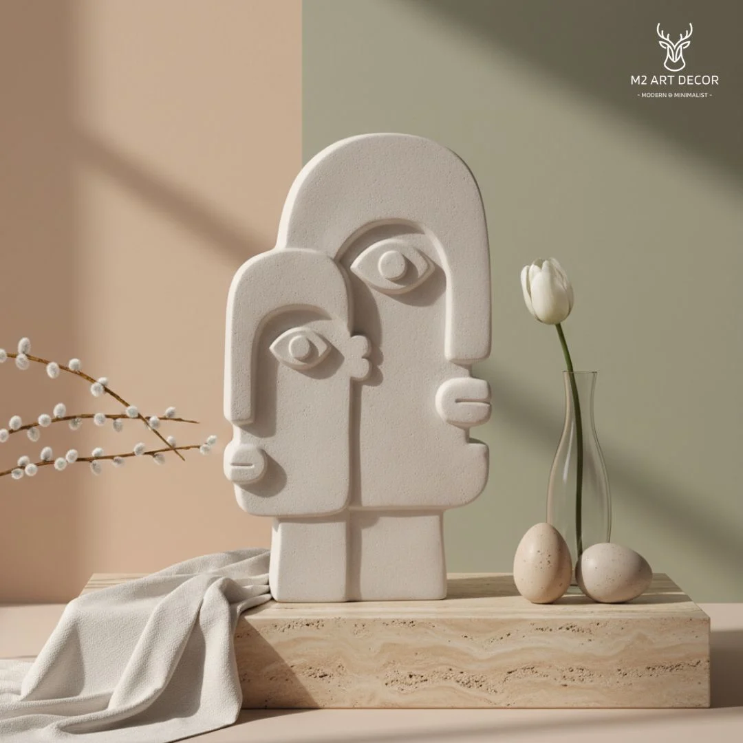 Hình ảnh phụ của sản phẩm Tượng trừu tượng đối xứng - M2 Art Decor