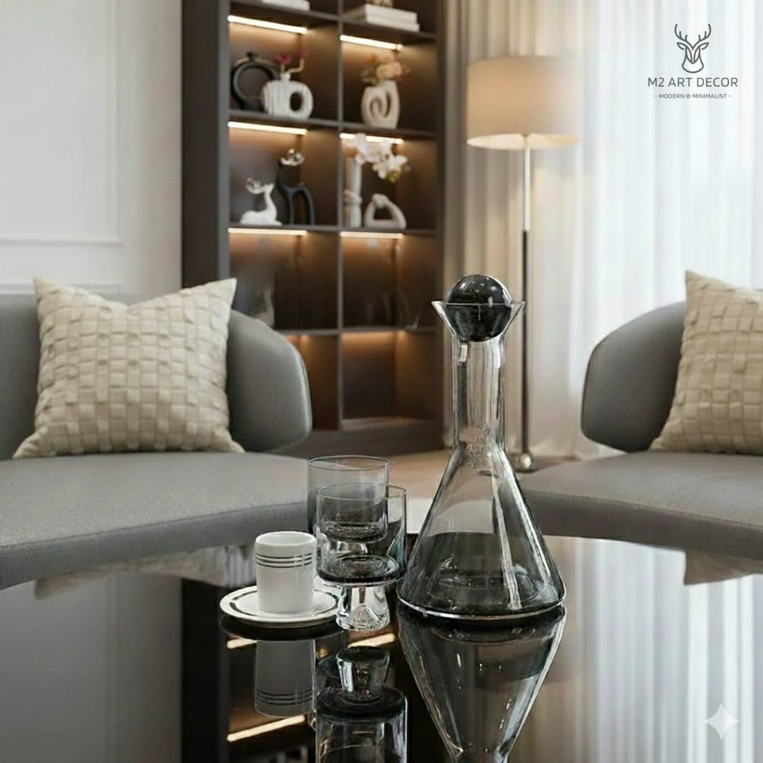 Hình ảnh phụ của sản phẩm Bộ bình đựng rượu cao cấp - M2 Art Decor