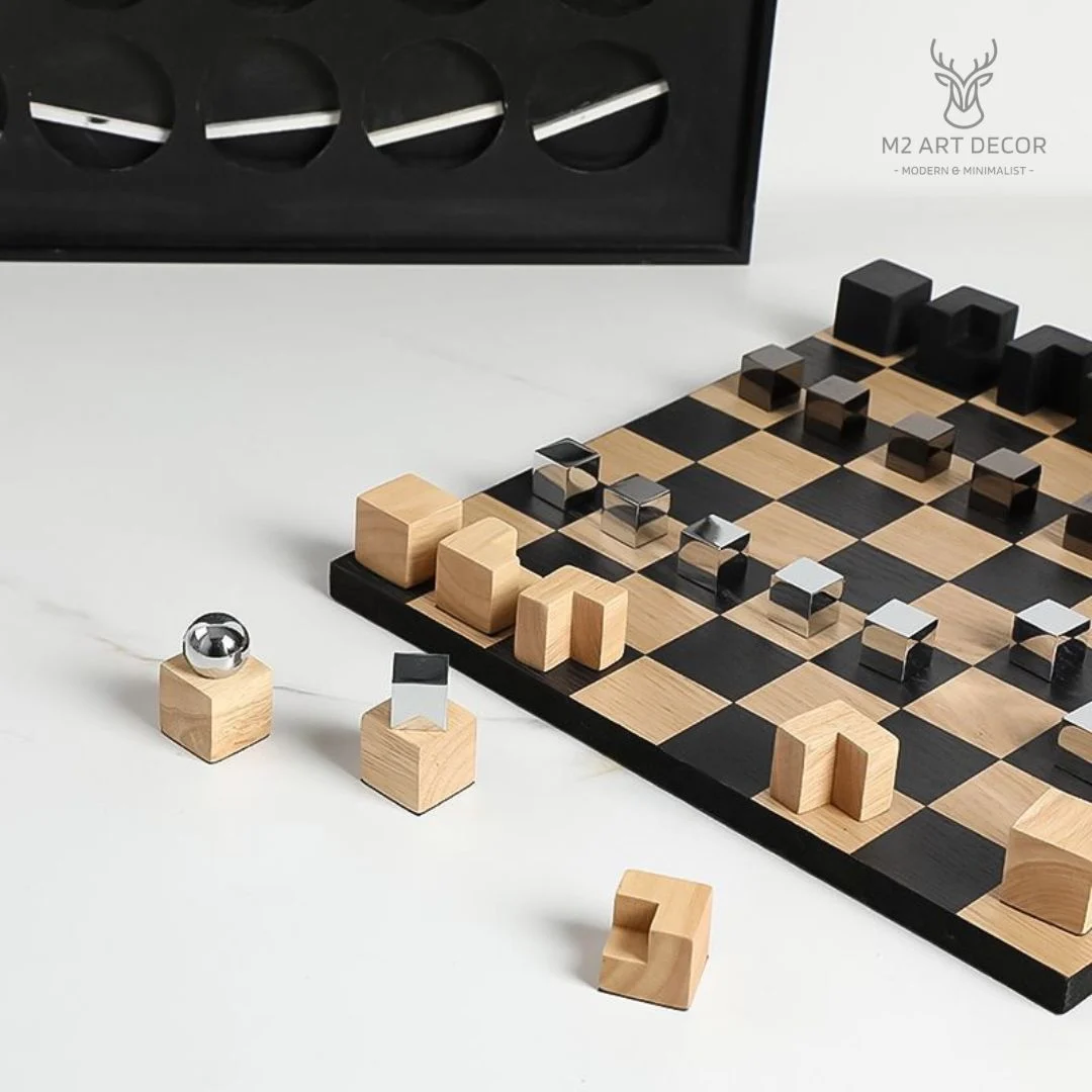 Hình ảnh phụ của sản phẩm Bàn cờ phong cách Bắc Âu - M2 Art Decor