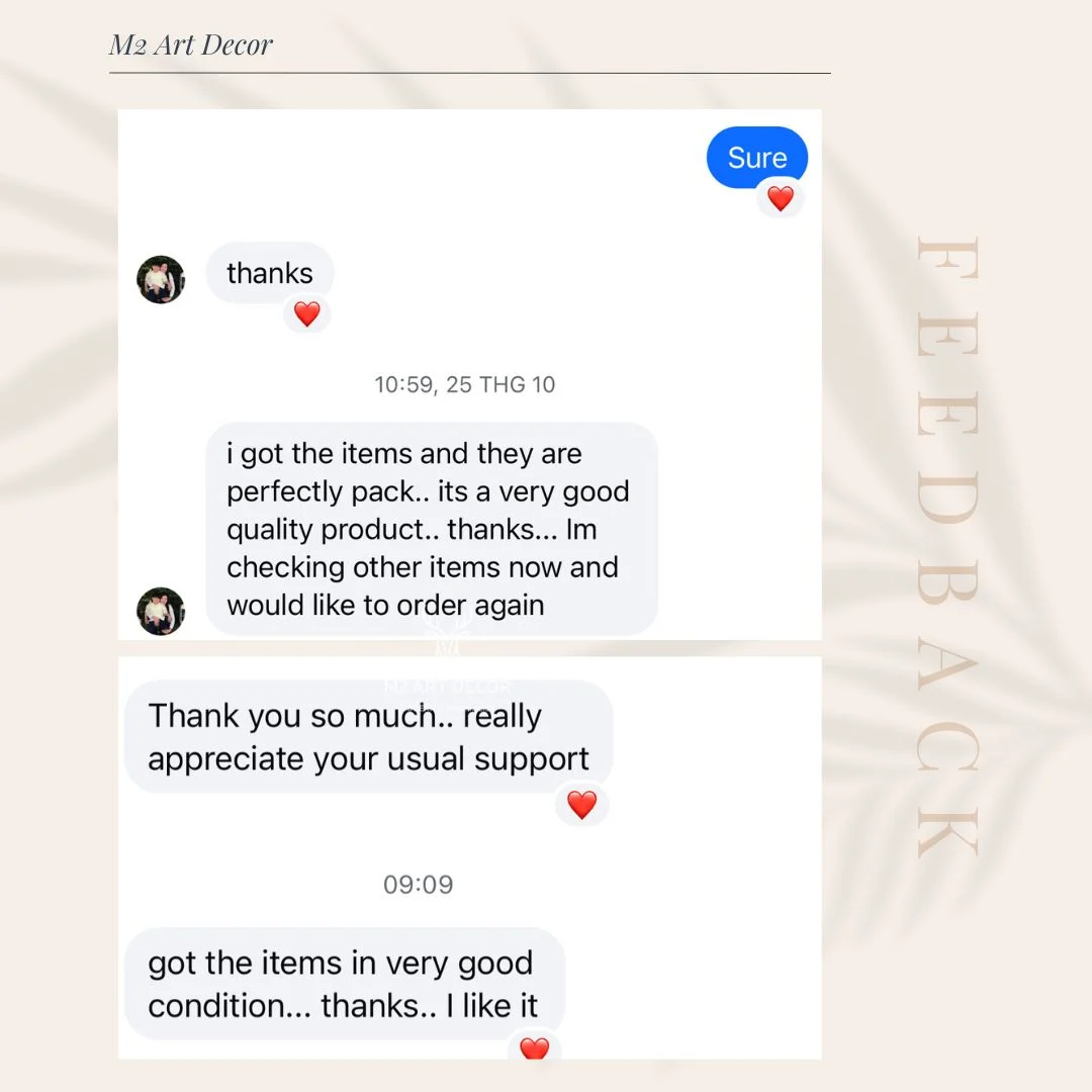 Feedback khách hàng M2 Art Decor - Ành 30
