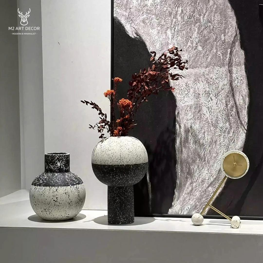 Hình ảnh phụ của sản phẩm Bình gốm cắm hoa handmade - M2 Art Decor