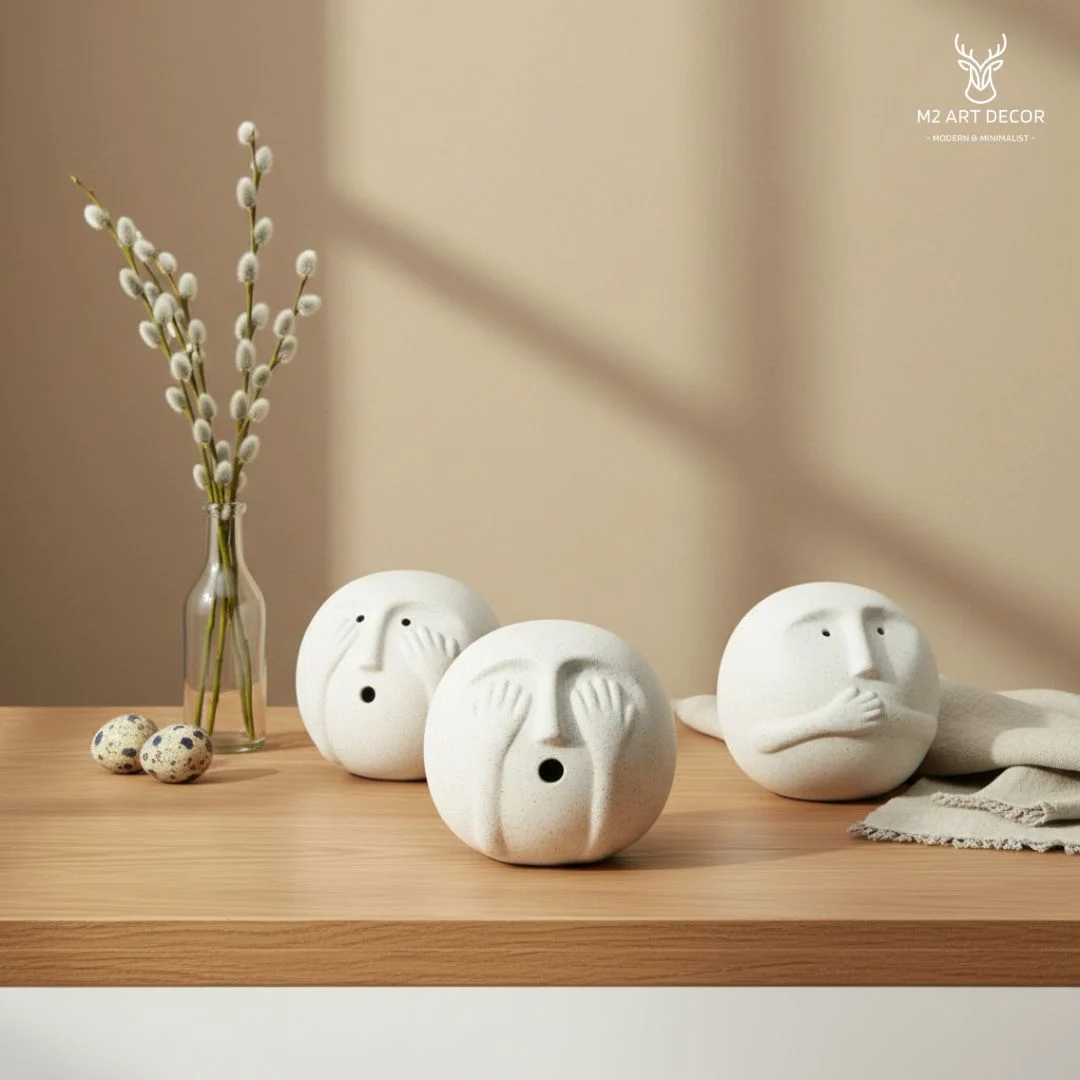 Hình ảnh chính của sản phẩm Bộ tượng tam không - M2 Art Decor