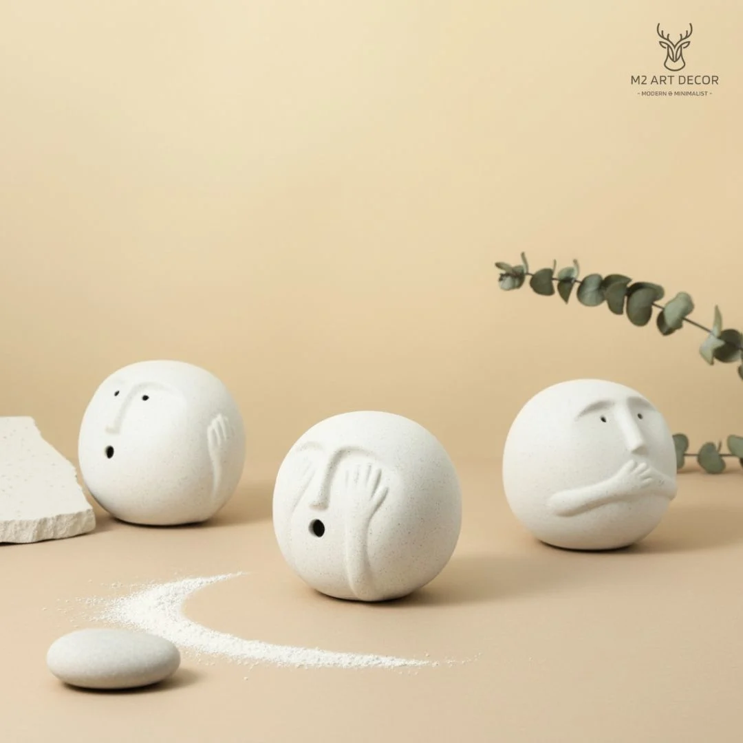 Hình ảnh phụ của sản phẩm Bộ tượng tam không - M2 Art Decor
