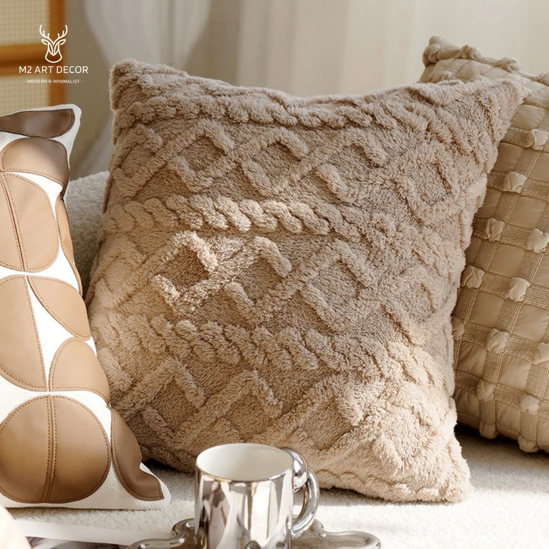 Hình ảnh chính của sản phẩm Vỏ gối hoạ tiết zích zắc - M2 Art Decor