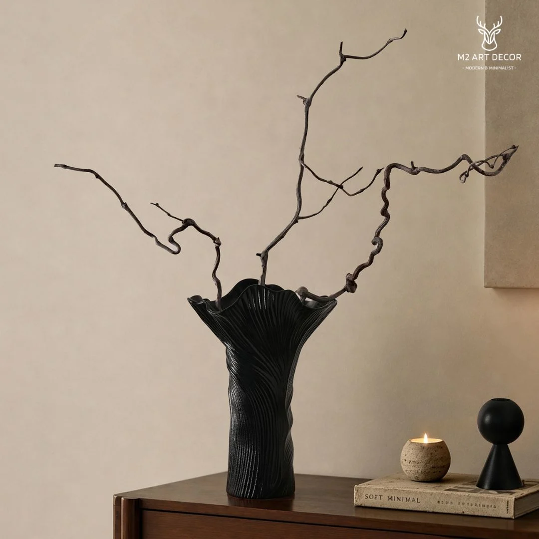 Hình ảnh phụ của sản phẩm Lọ vân sọc hiện đại - M2 Art Decor