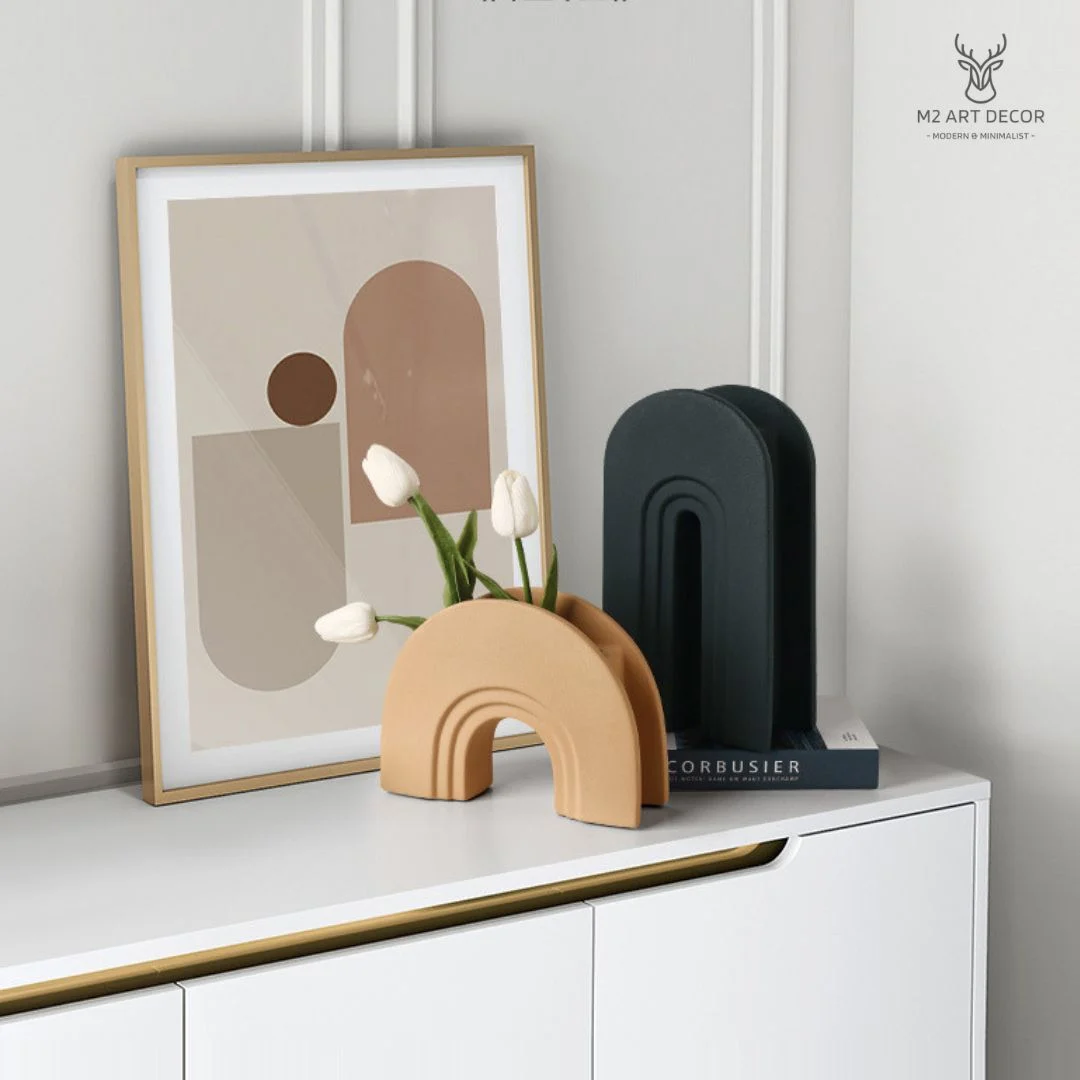 Hình ảnh phụ của sản phẩm Bộ lọ trang trí đa sắc - M2 Art Decor