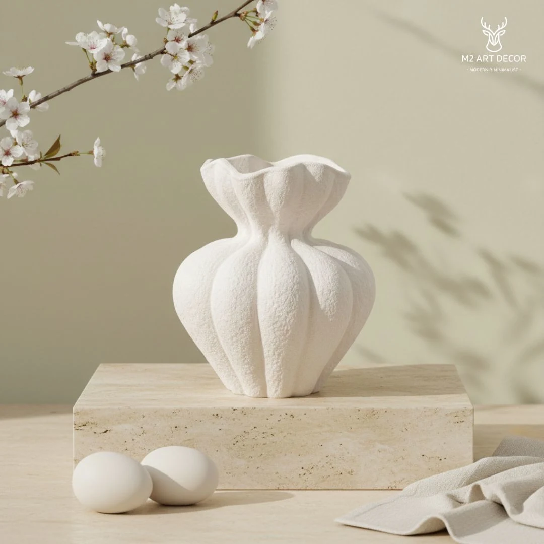 Bình hoa kiểu Pháp - Đồ decor trang trí M2 Art Decor
