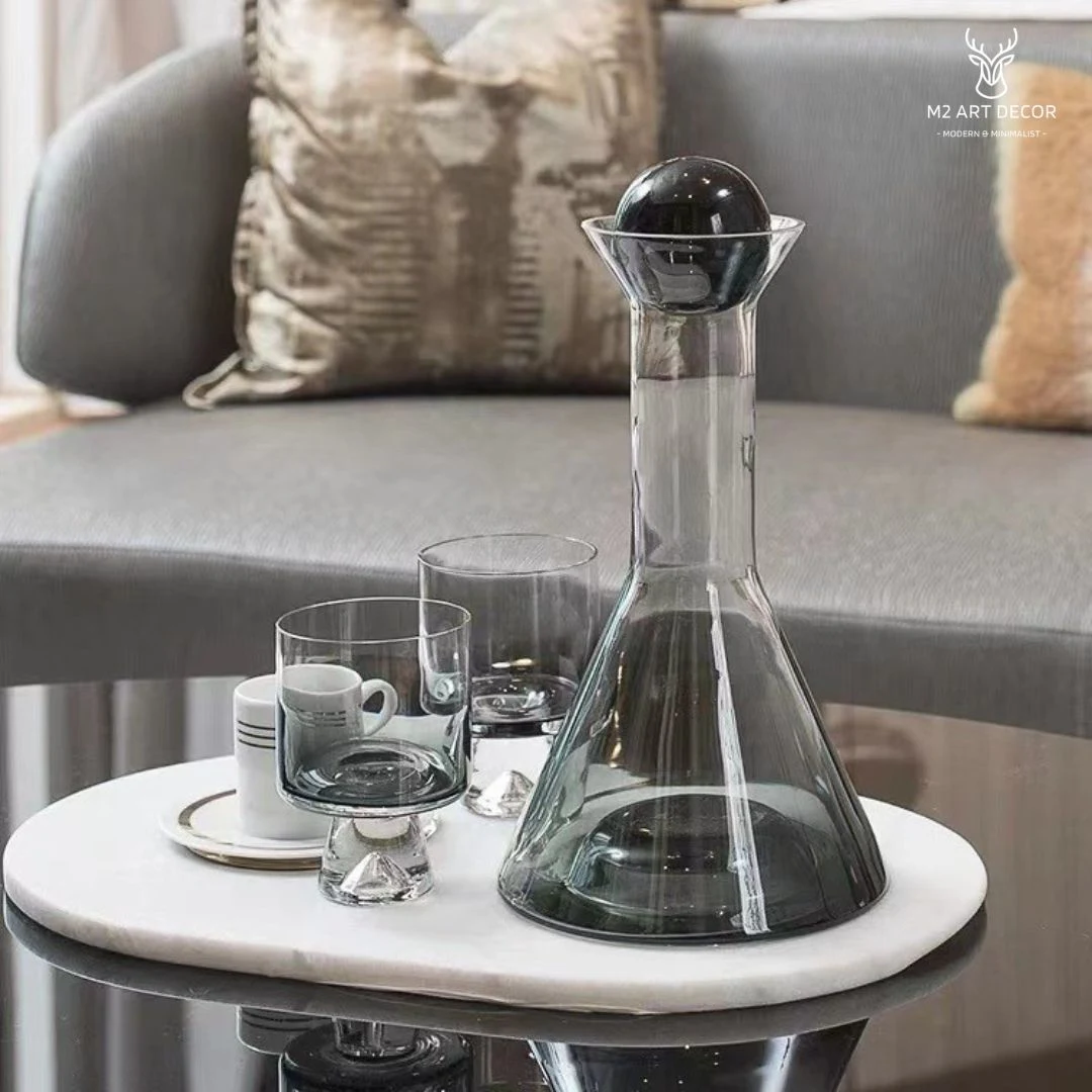 Bộ bình đựng rượu cao cấp - Đồ decor trang trí M2 Art Decor