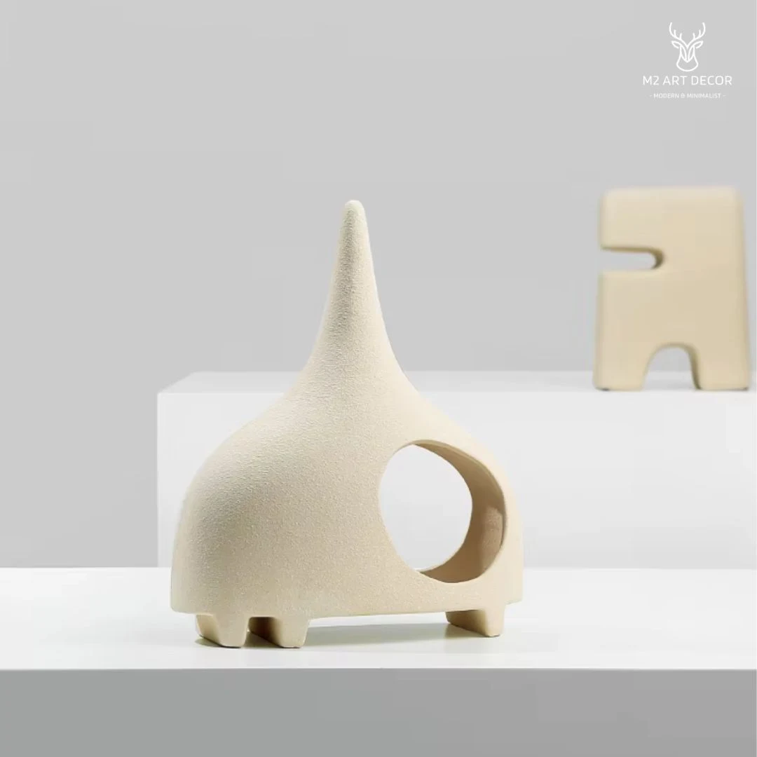 Lọ hoa/ Tượng wabi sabi trang trí - Đồ decor trang trí M2 Art Decor