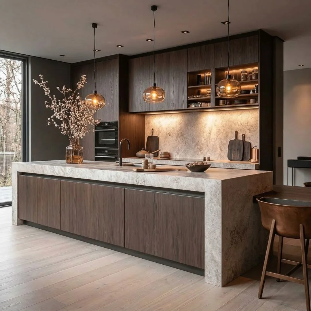 Phòng bếp phong cách Sang trọng tinh tế 1