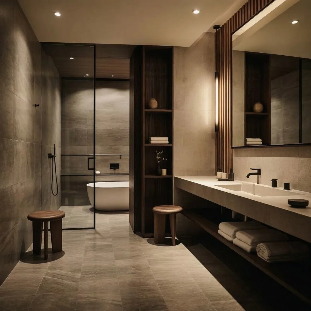 Phòng tắm phong cách Sang trọng tinh tế 1