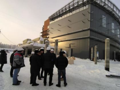 В строящемся здании Центра гимнастики в Тобольске подключат отопление