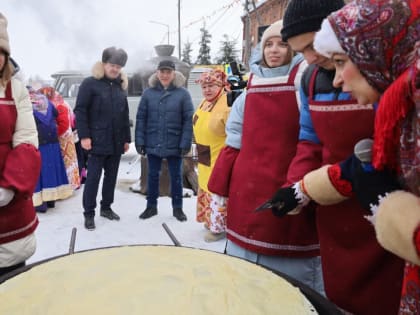 Метровые рекорды и звание блинопёка в Ялуторовске