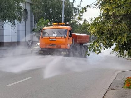 Тюменские улицы с наступлением жары будут чаще принимать «душ»