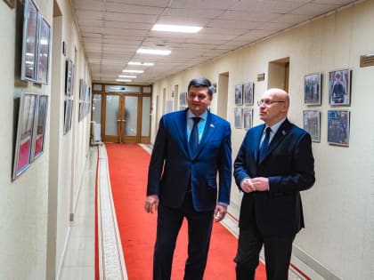 Иван Квитка и Евгений Заболотный обсудили итоги работы Тюменской гордумы в 2022 году