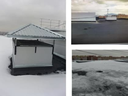 Завершены работы по капитальному ремонту крыши многоквартирного дома №113 по ул. Чаплина в г. Тюмени