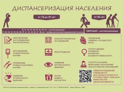 Неделя информированности о важности диспансеризации и профосмотров