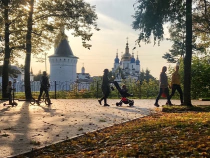 Бабье лето не спешит уходить из Тобольска