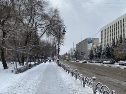 В среду температура воздуха в Тюмени может упасть до -21 градуса