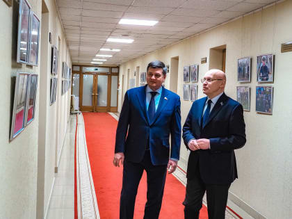 Квитка и Заболотный обсудили итоги работы Тюменской гордумы в 2022 году