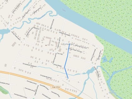 Завершен ремонт дороги в Кулаково Тюменского района