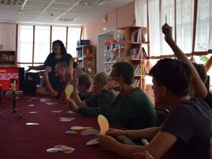 Юные сладковцы приняли участие в интеллектуальной игре «Эрудит-казино»