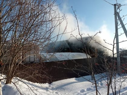 В деревне Падун Заводоуковского округа сгорело 20 квадратов надворных построек