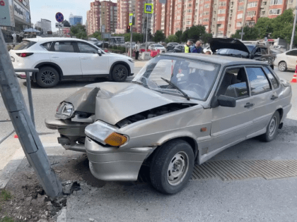 В ДТП в центре Тюмени пострадал 8-летний ребенок