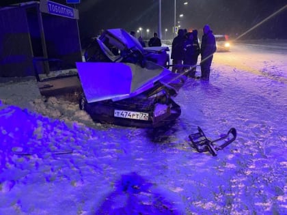 Водитель и пассажир легковушки погибли при столкновении с большегрузом в Тобольском районе