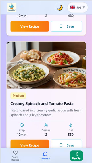 3 recipes ready!