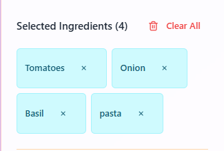 Ingredients for Tomato Basil Pasta Salad