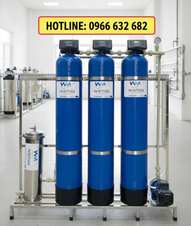 Hệ thống lọc nước đầu nguồn Wamax công suất lớn cho biệt thự, chung cư