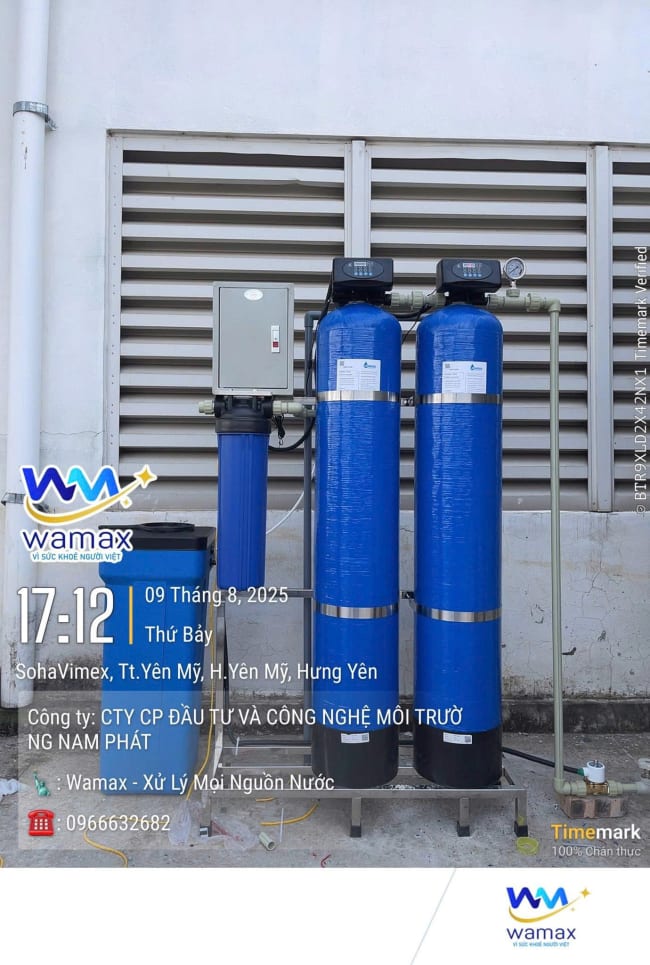 Dự án lắp đặt lọc tổng Wamax tại KĐT Kiến Hưng