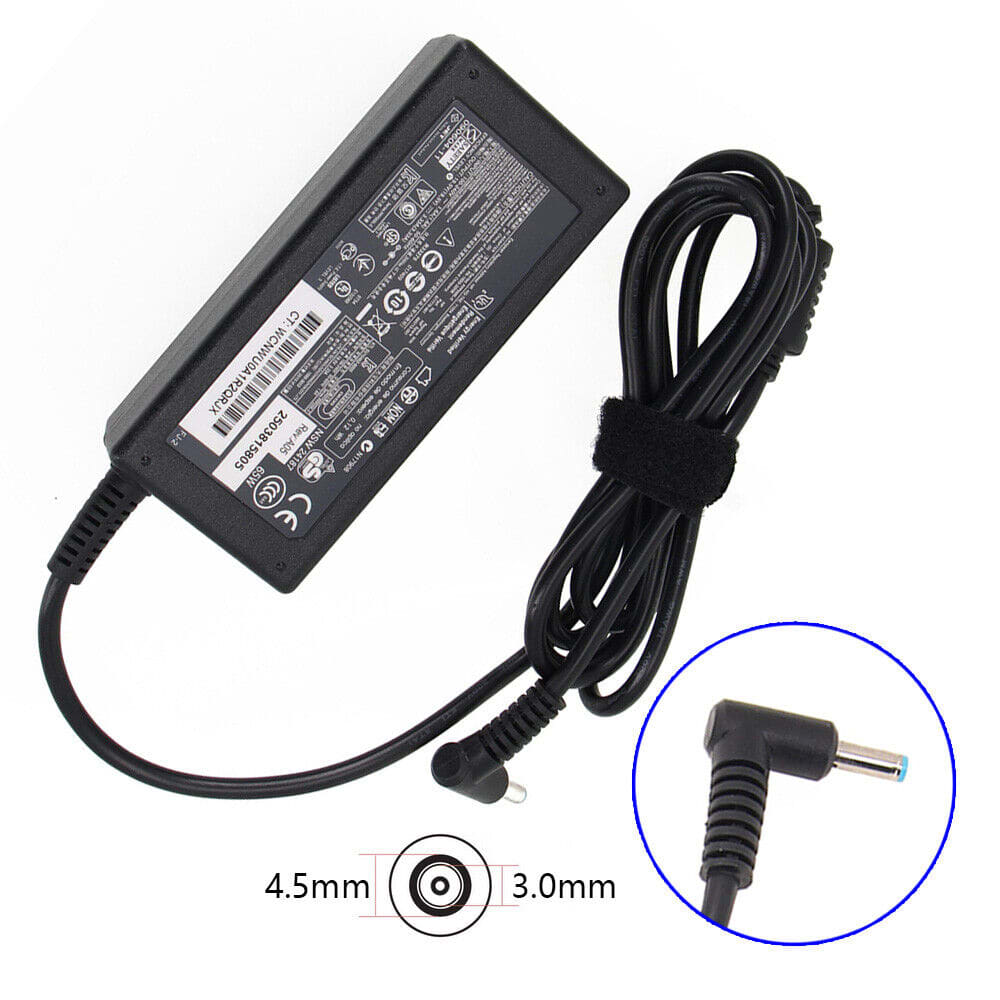 HP PAVILION BLUE PIN LAPTOP CHARGER 19.5V 3.33A 65W (PIN SIZE 4.5*3.0) alternate view