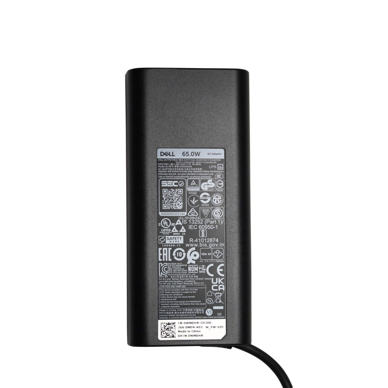 DELL 65W USB-C POWER ADAPTER LAPTOP CHARGER alternate view