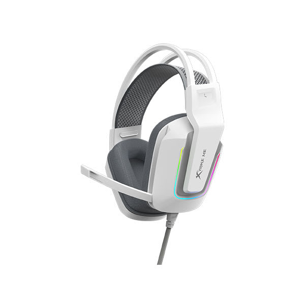 XTRIKE ME GH712 RGB GAMING HEADSET WITH NOISE REDUCTION MICROPHONE WHITE