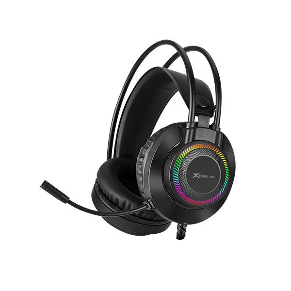 XTRIKE ME GH-509 WIRED STEREO GAMING HEADSET WITH MICROPHONE AND RGB BACKLIGHT BLACK alternate view