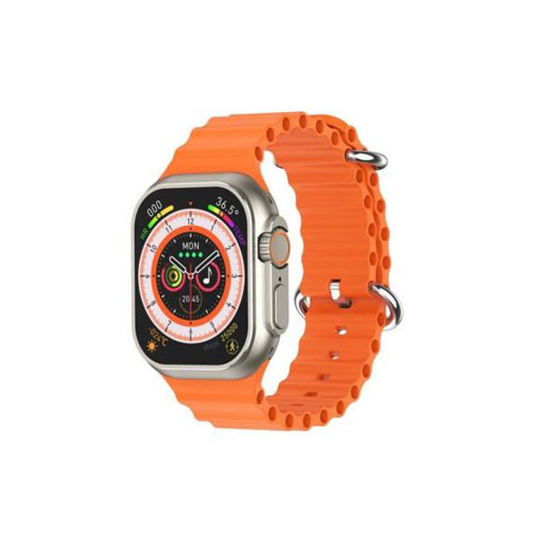 V200 NEW FASHION ULTRA 2.2 LARGE SCREEN IP68 WATERPROOF SPORT SMART WATCH WITH WEARFIT PRO APP ORANGE alternate view