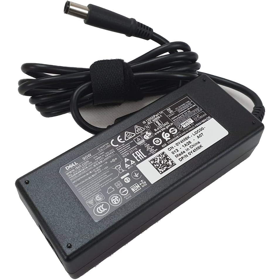 DELL LAPTOP CHARGER 19V 4.62A SLIM CHARGER (FAT PIN) 90W (PIN 7.4X5.0) alternate view