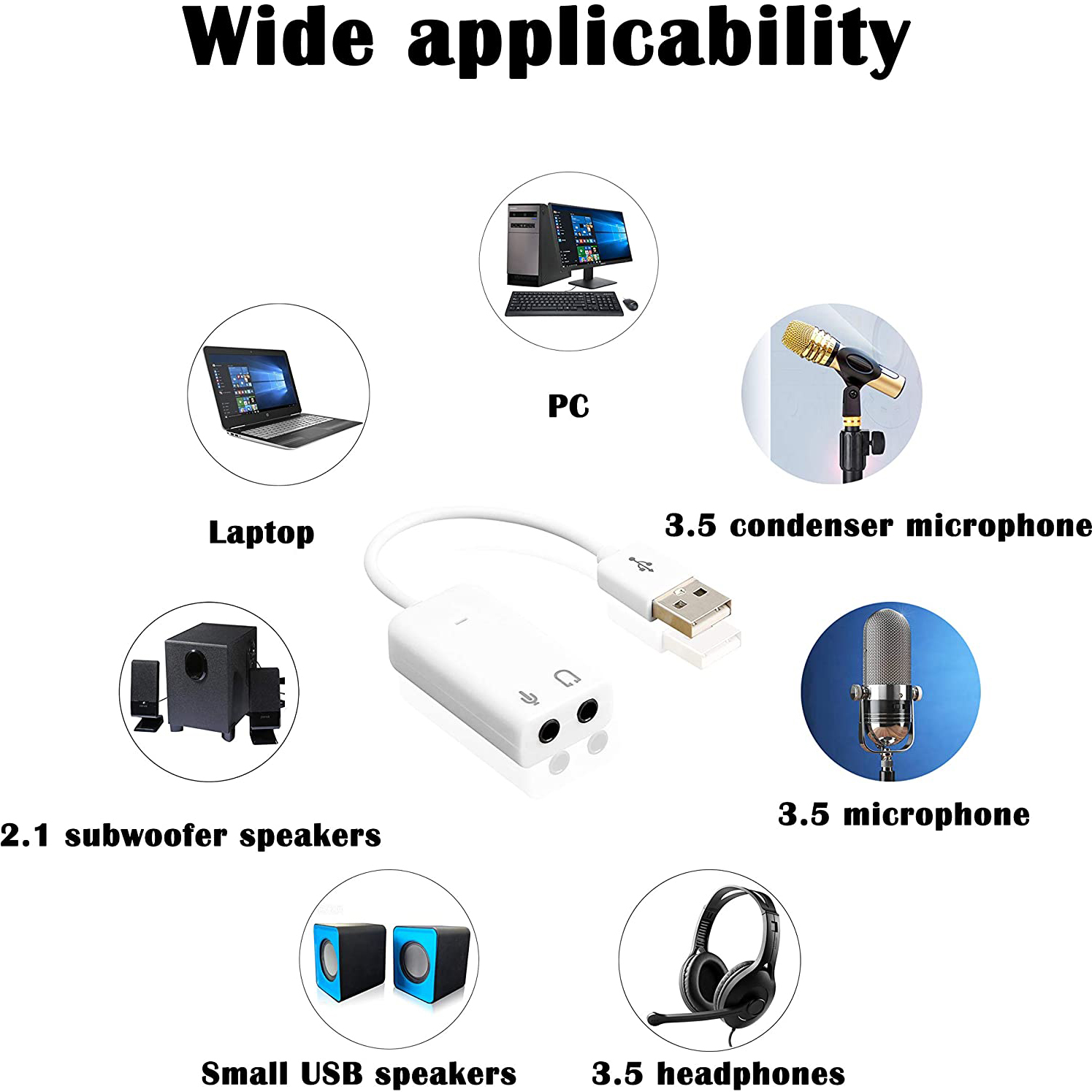 USB SOUND CARD 7.1 alternate view